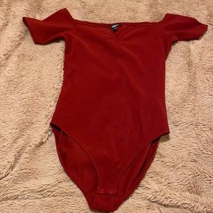 Red express body suit